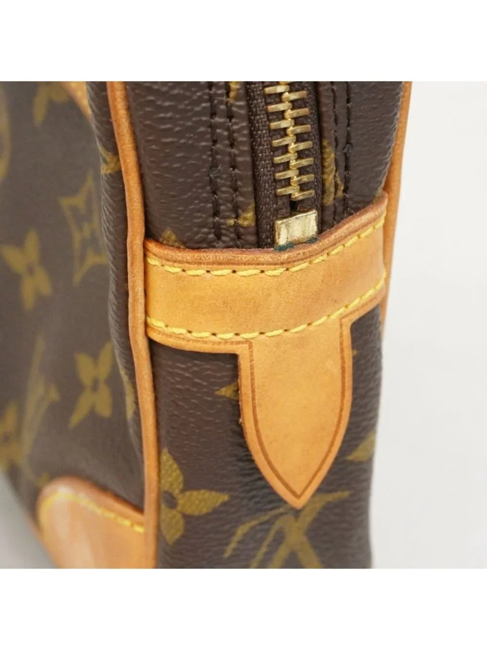 Louis Vuitton Clutch Monogram Marly Dragonne GM Brown